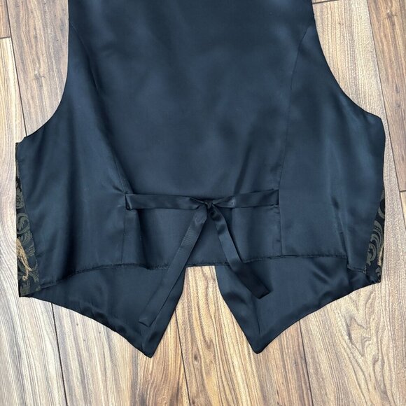 Vintage 90s Safari Animal Tapestry Vest - Picture 10 of 11